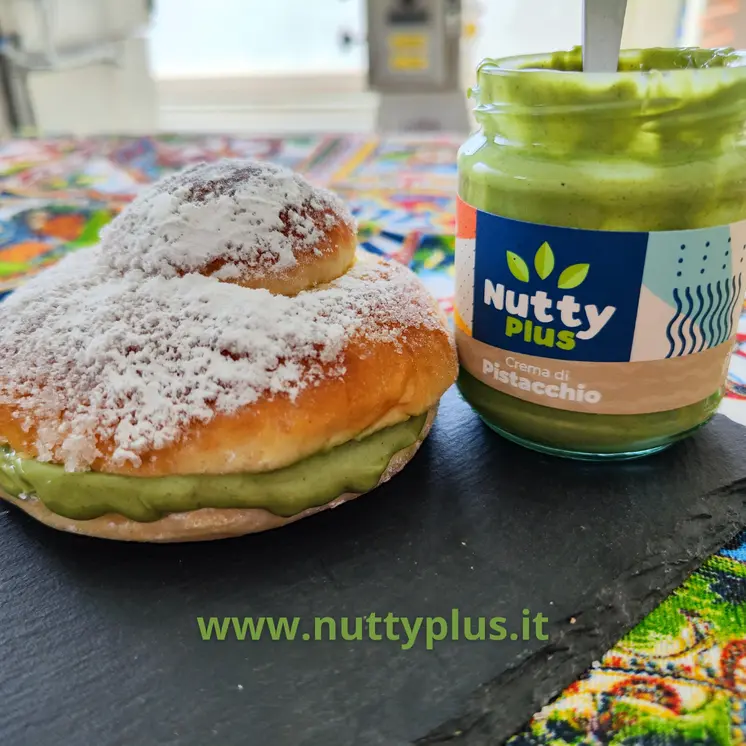 Crema di Pistacchio 200g NuttyPlus – Spalmabile Dolce con il 40% di Pistacchi