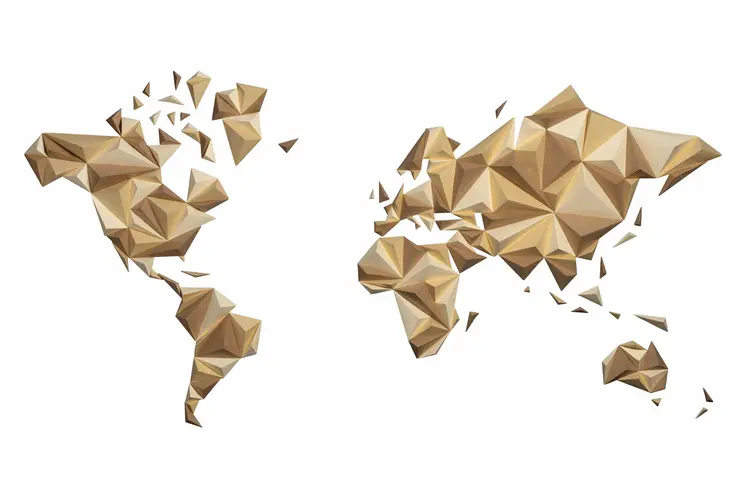 World Map - Autumn