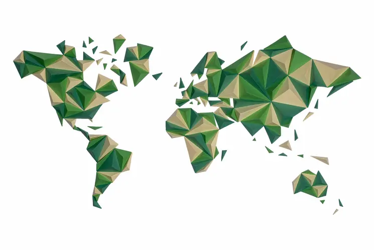 Carte du Monde - Nature