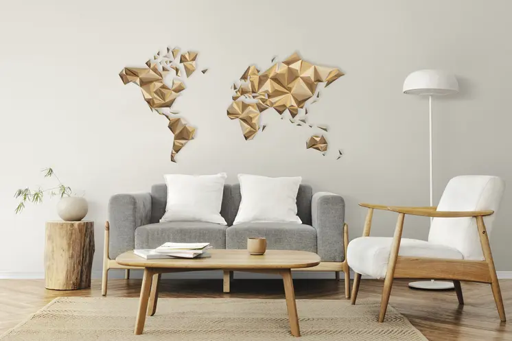 World Map - Autumn