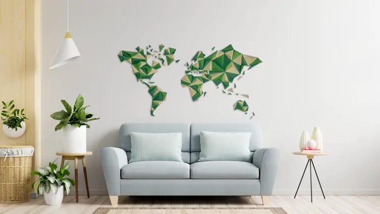 Carte du Monde - Nature