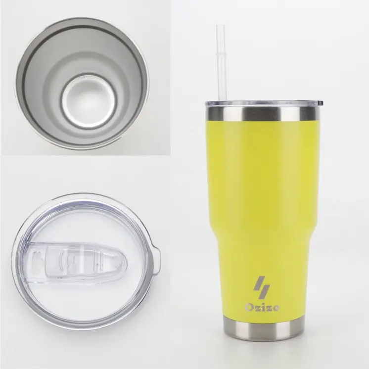 Ozizo M92 30 oz Insulated Tumbler With Straw