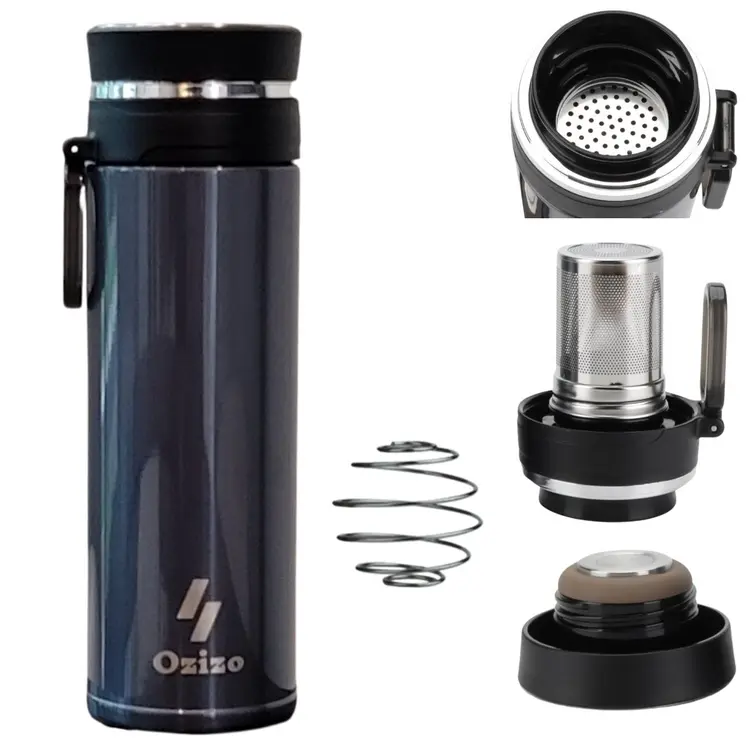 Ozizo M90 18oz 520 ml Elite Insulated Vacuum Flask w/ Cup Mouth & Filter