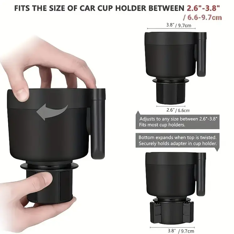 Enhance Your Car Experience with Our Adjustable Cup Holder Expander