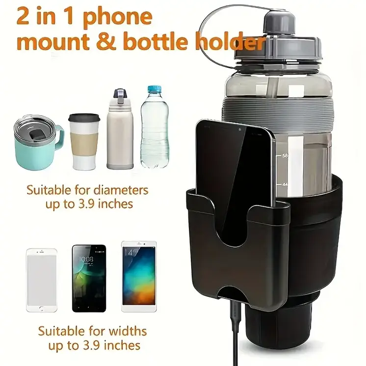 Enhance Your Car Experience with Our Adjustable Cup Holder Expander
