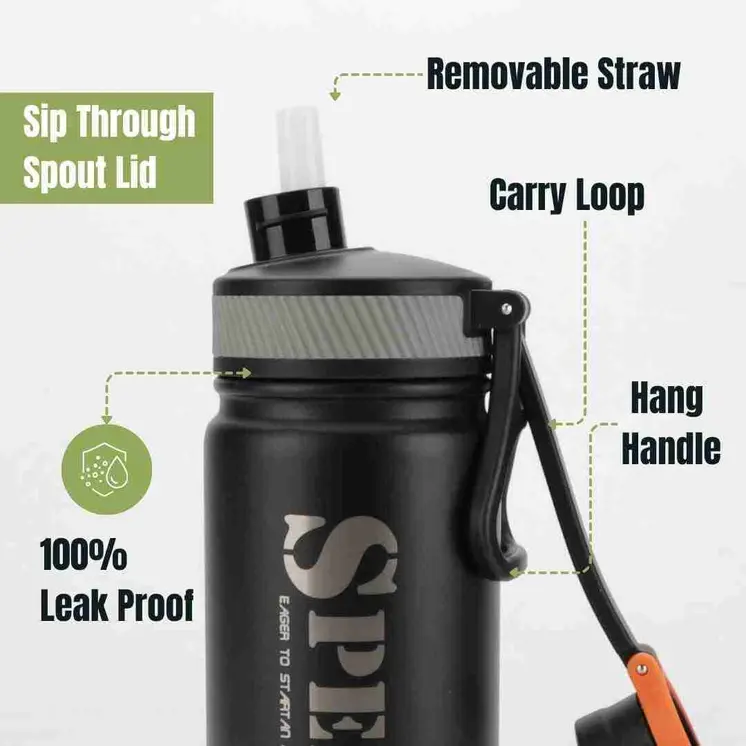 22oz Insulated Stainless Steel Protein Shaker