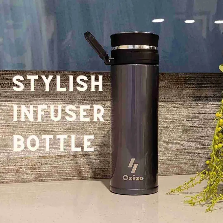 Ozizo M90 18oz 520 ml Elite Insulated Vacuum Flask w/ Cup Mouth & Filter
