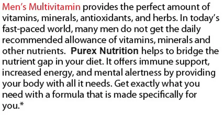 Pure Multi-Vitamins Mens