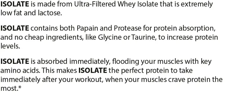 Pure Whey Isolate