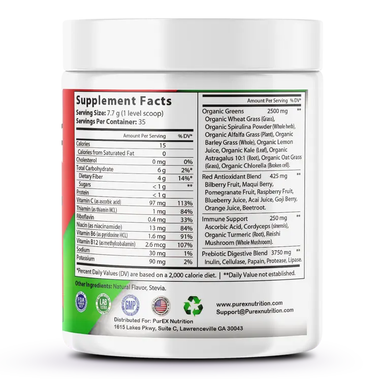 Pure Superfood - Organic Greens & Reds
