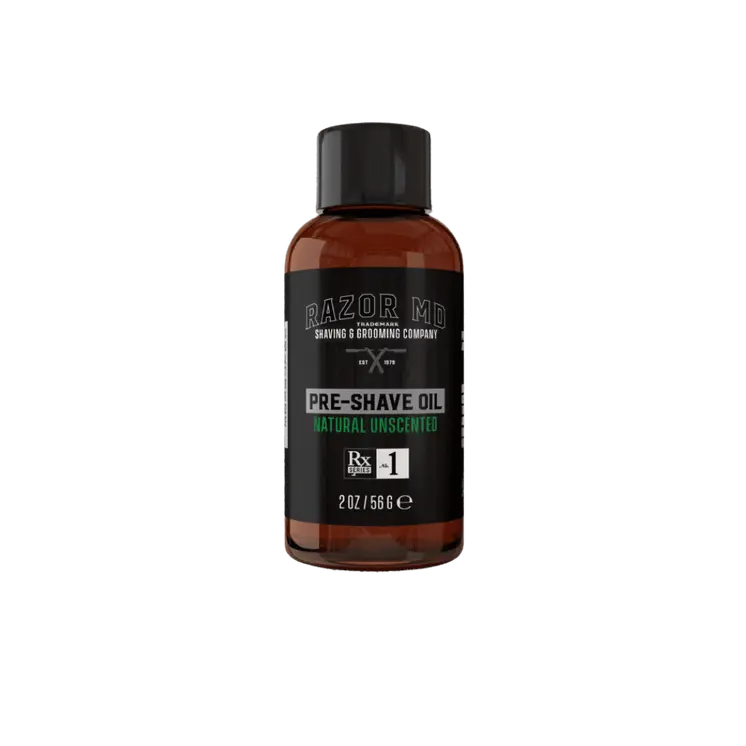Natural Unscented Pre Shave Oil Serum