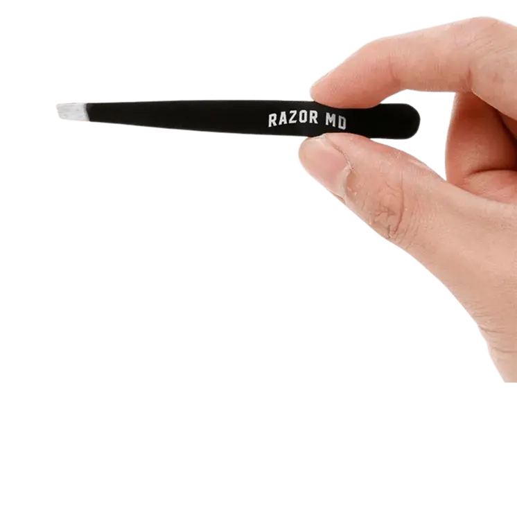 RAZOR MD Slanted Blackout TWEEZERS