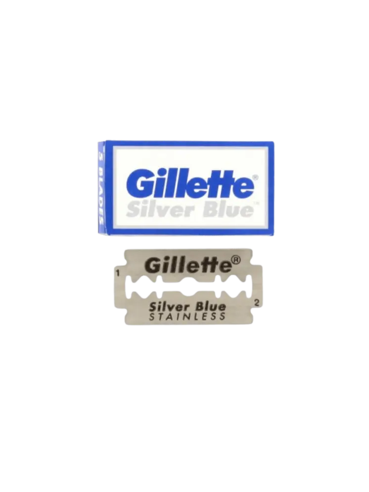 Gillette® Silver Blue Double Edge Safety Razor Blade - 100 Blades