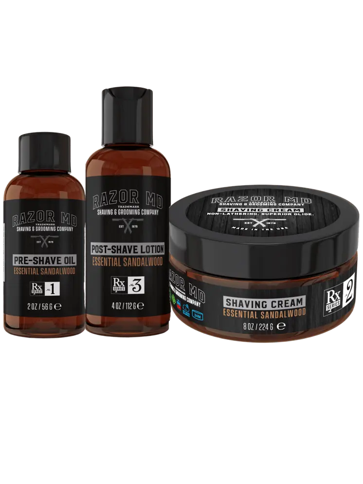 Shaving Bundle and Gift Set - Sandalwood
