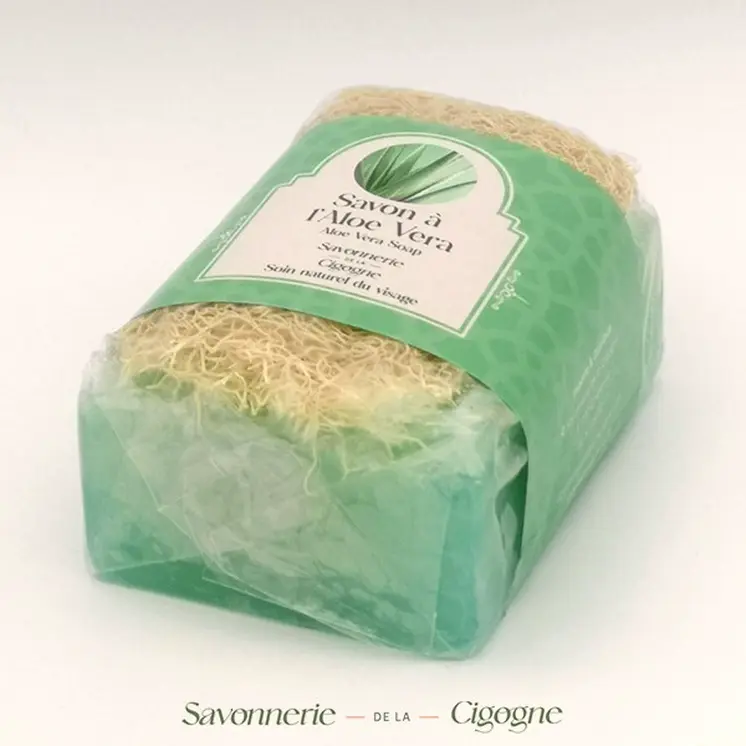 Savon à l'Aloe Vera avec Loofah 130g