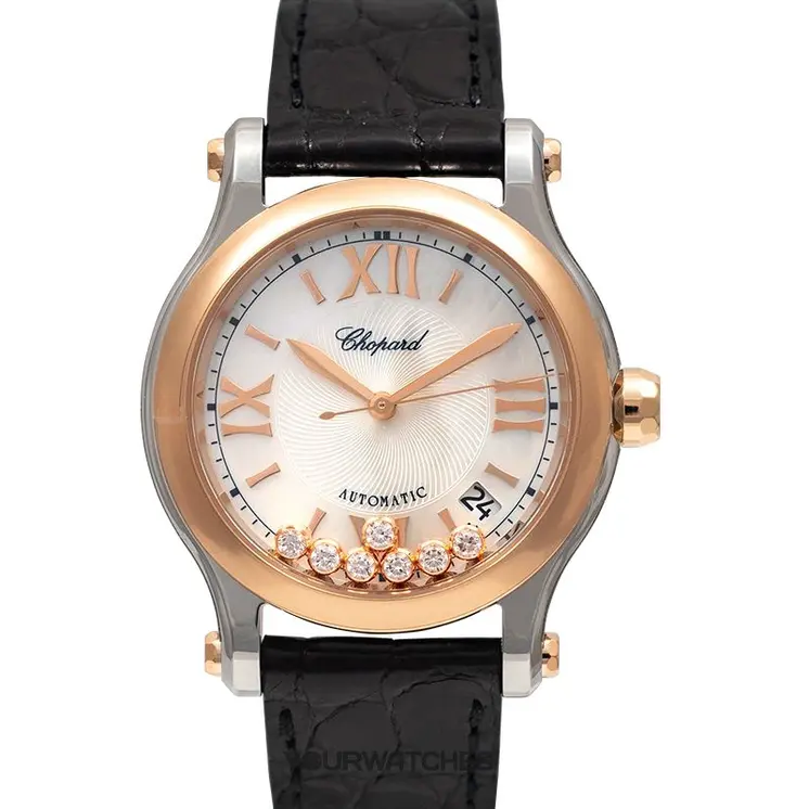 CHOPARD MOD. HAPPY SPORT AUTOMATIC W/Diamonds