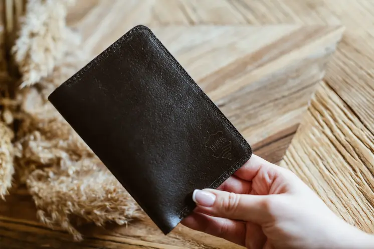 Black Passport Wallet
