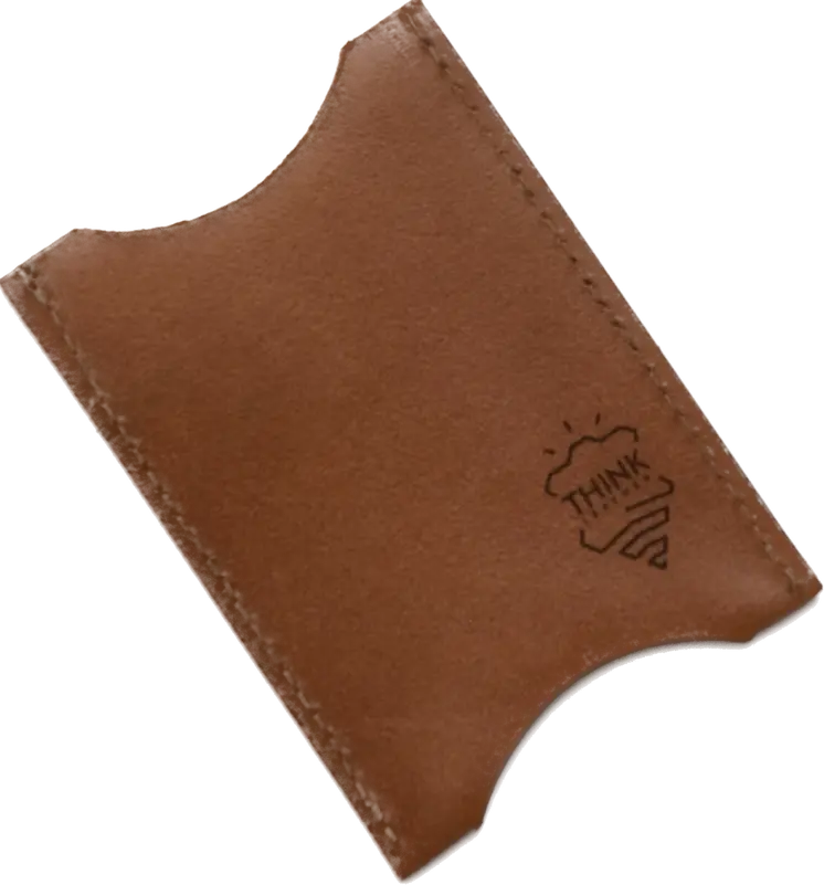 Light Brown Business Card Holder