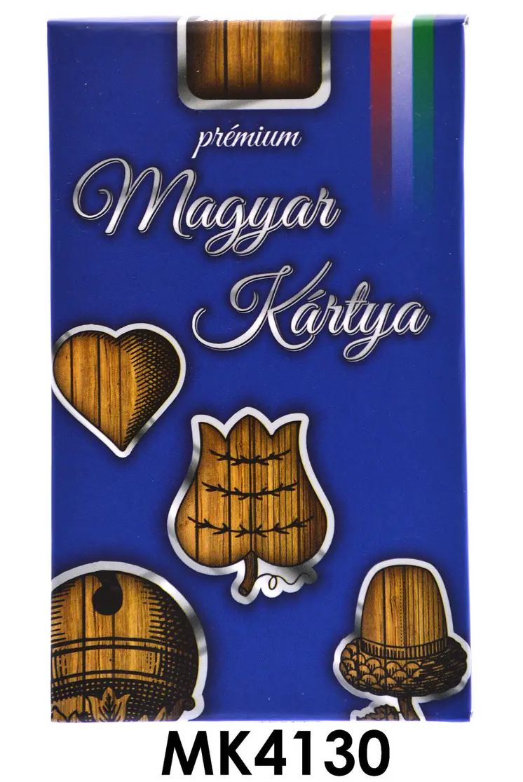 Magyar kártya, Prémium, 6x10 cm dob.