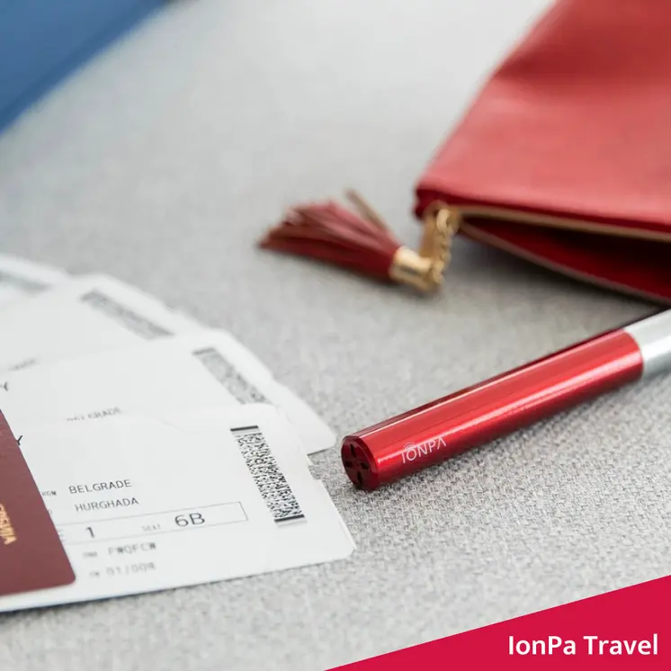 Ionickiss Ionpa Travel . Japanese portable toothbrush (red)