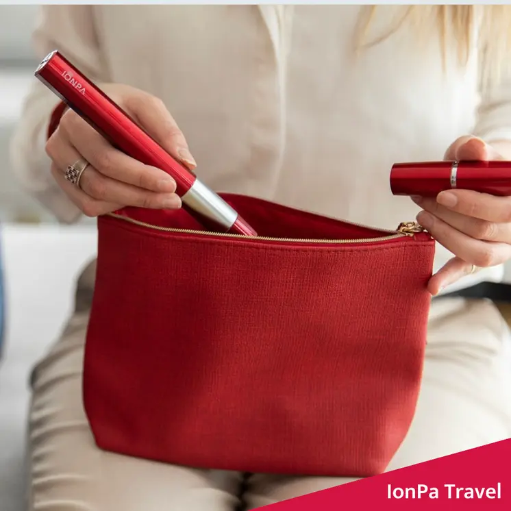 Ionickiss Ionpa Travel . Japanese portable toothbrush (rose)