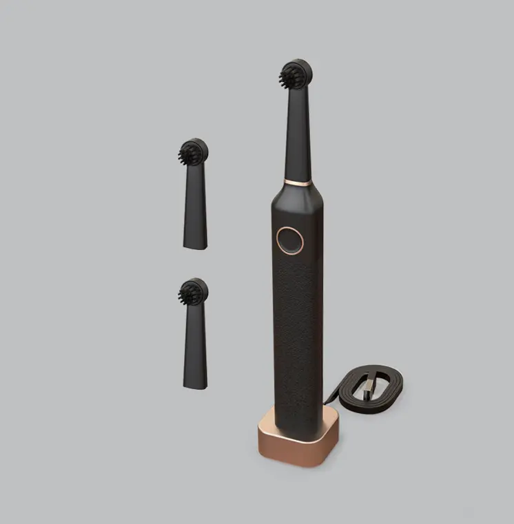 Bruzzoni exclusive toothbrush (black-rosegold)