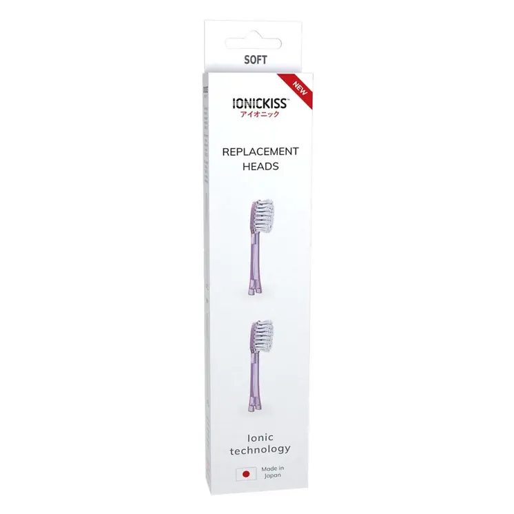 2 Ionickiss-Ionic toothbrush replacement heads (tuft)