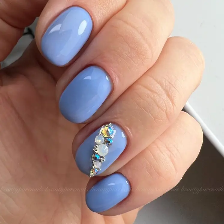 Gel Nail Polish - DN129 Crystal Blue 7ml