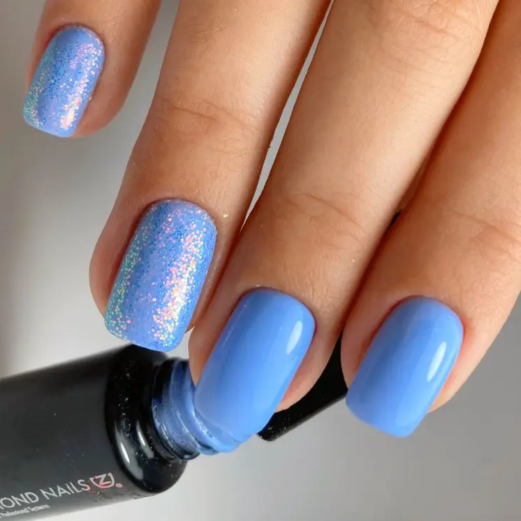 Gel Nail Polish - DN129 Crystal Blue 7ml