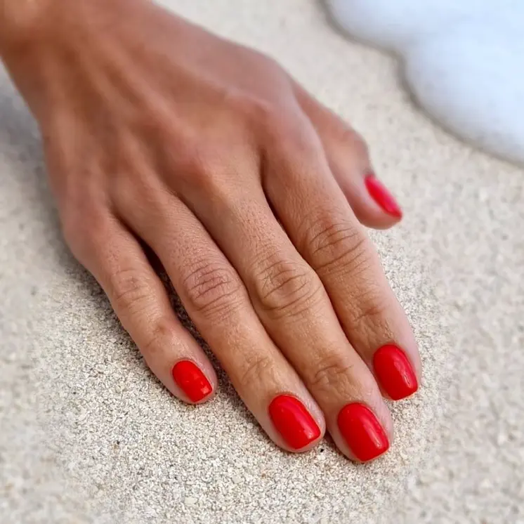 Gel Nail Polish - DN256 - Violent Scarlet Red 7ml