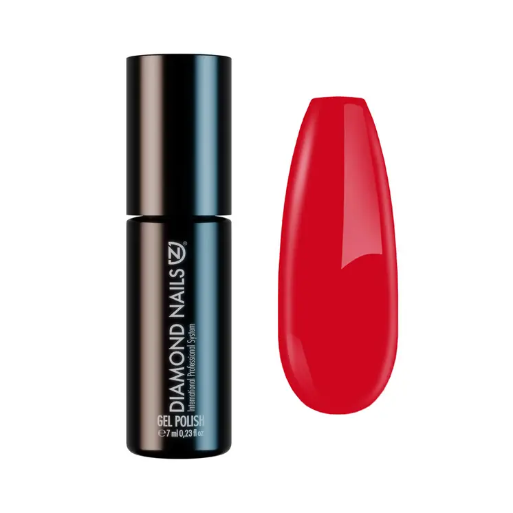 Gel Nail Polish - DN256 - Violent Scarlet Red 7ml