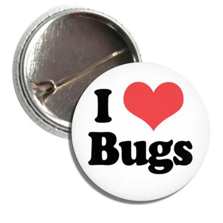 Button: I LOVE BUGS