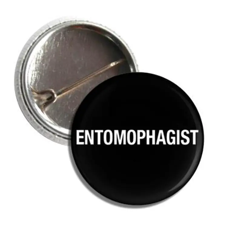 Button: ENTOMOPHAGIST - Black