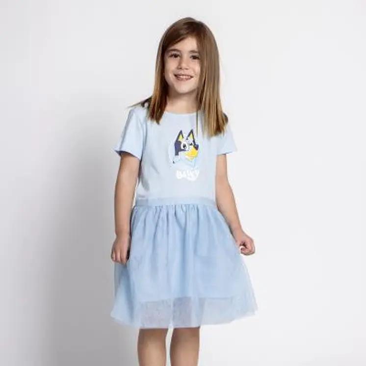 Bluey baby girl cotton dress - 92