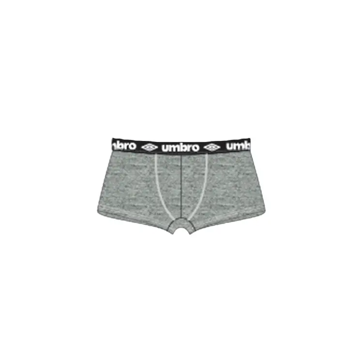 Férfi alsónadrág - pamut boxeralsó - M - világosszürke fekete derékgumival - Umbro