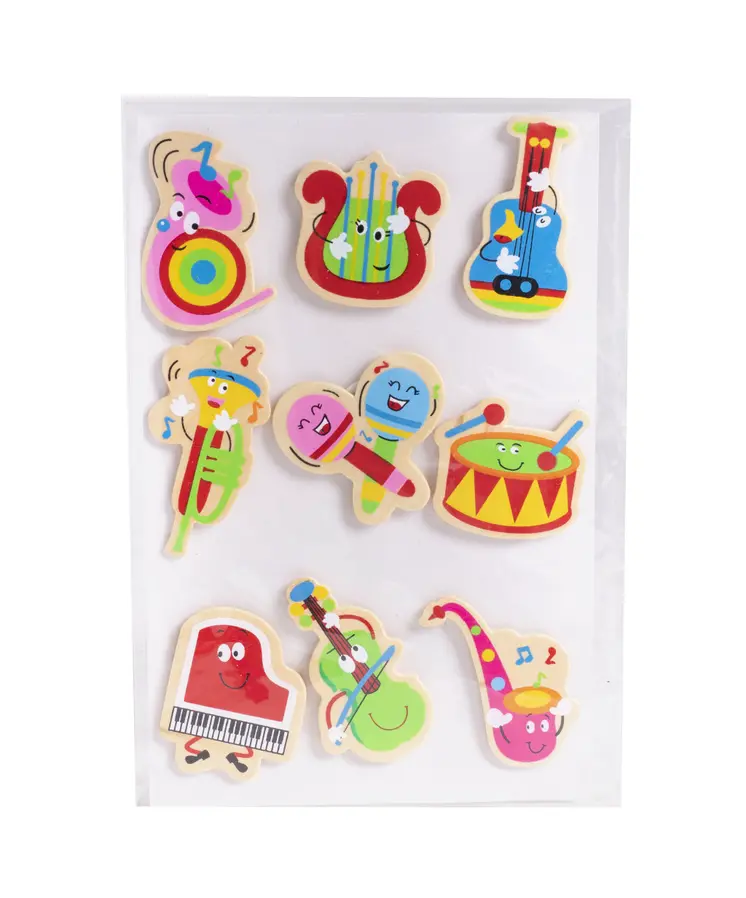 WOODEN STICKERS INSTRUMENTS*9