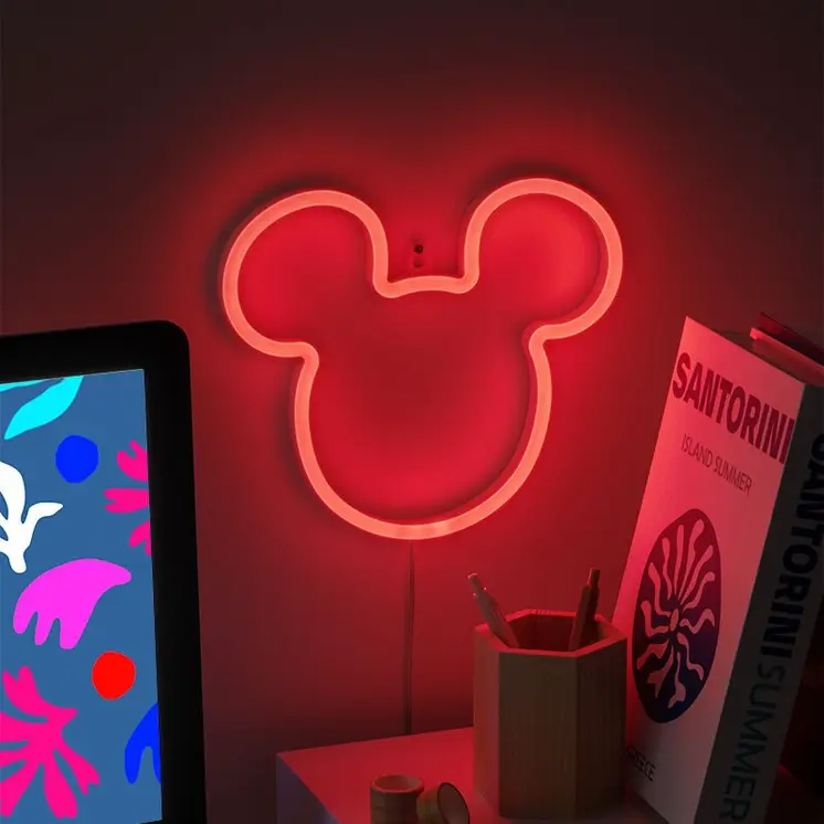 Mickey Mouse LED wall neon mood light