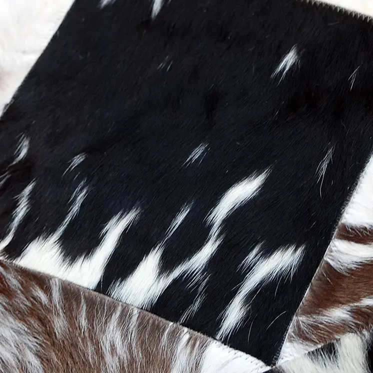 Cowhide Leather Handmade Couch Cushion Cover
