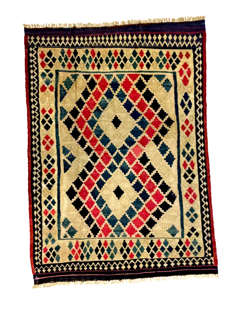 Rectangular Gold Sand Kilim Rugs