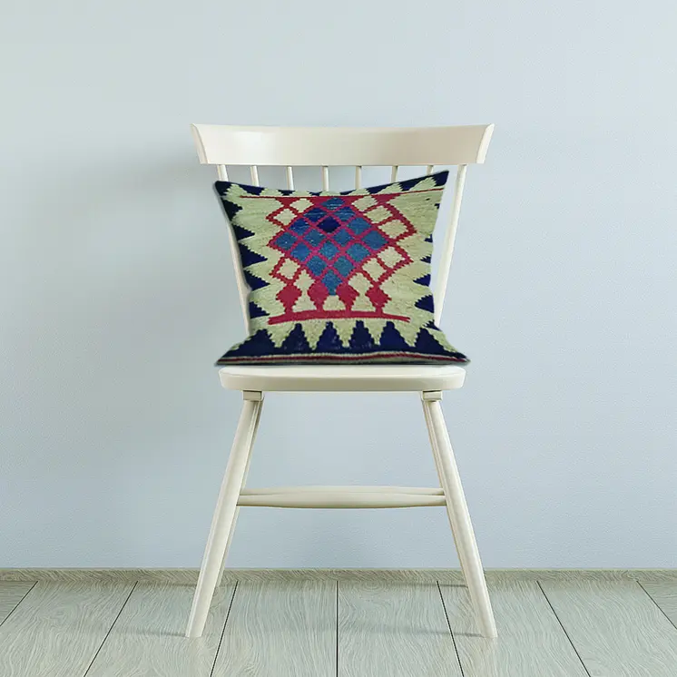 Kilim Handwoven Pale Oyster Cushion Cover