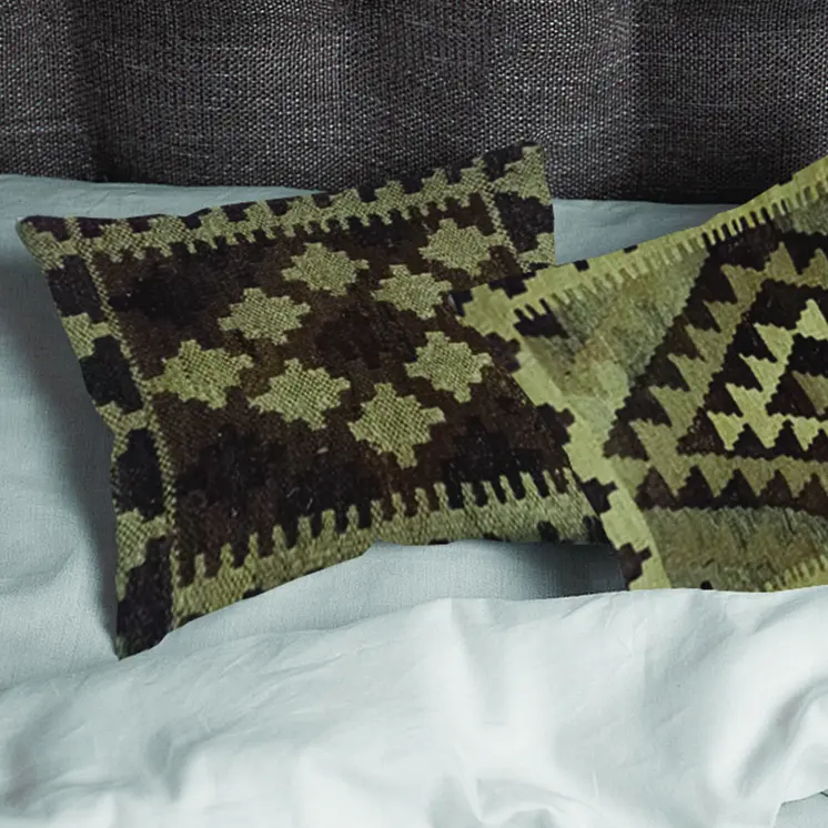 Kilim Handwoven Mongoose Cushion Cover