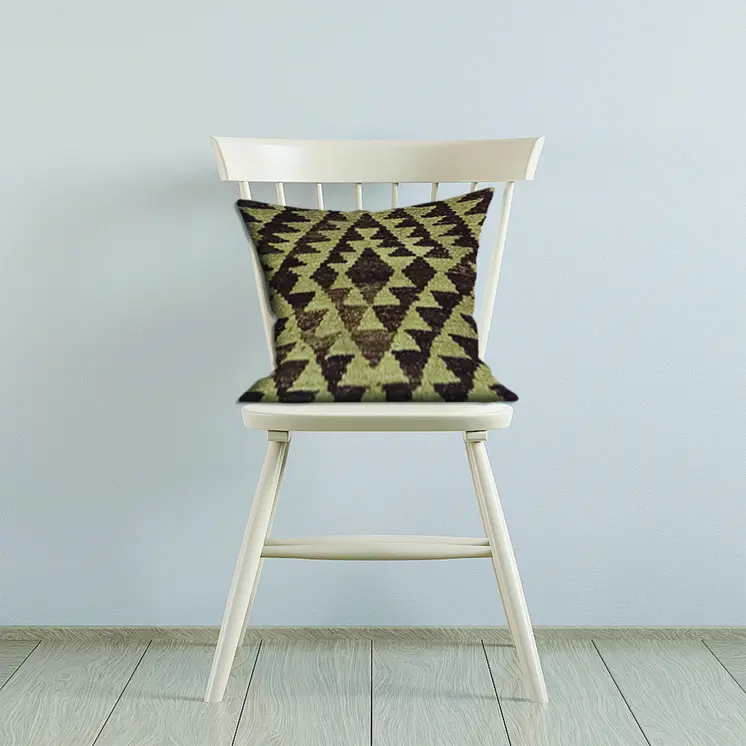 Kilim Handwoven Flint Zorba Cushion Cover