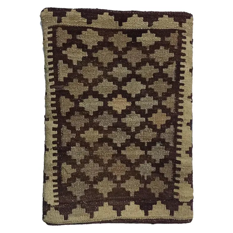 Kilim Handwoven Walnut Cushion Cover