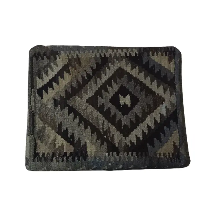 Kilim Handwoven Taupe Cushion Cover