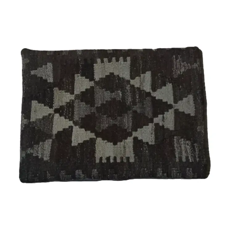 Kilim Handwoven Cocoa Brown Cushion Cover