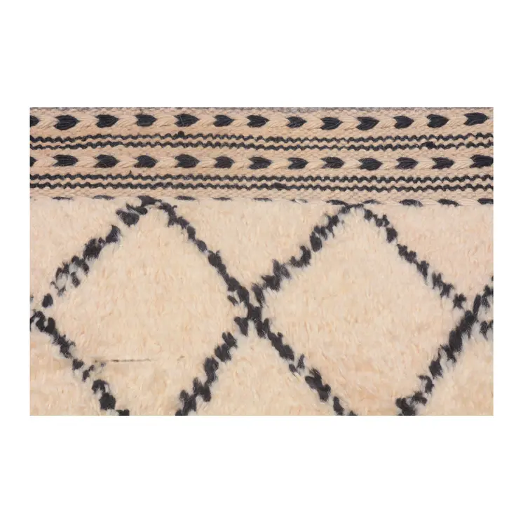 Moroccan Bone Genuine Woolen Rug
