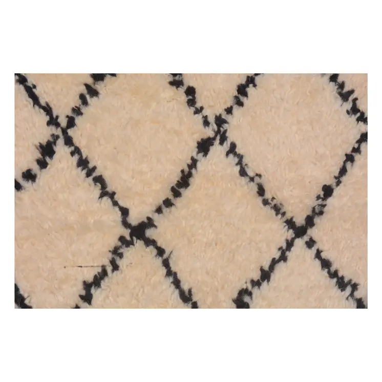Moroccan Bone Genuine Woolen Rug