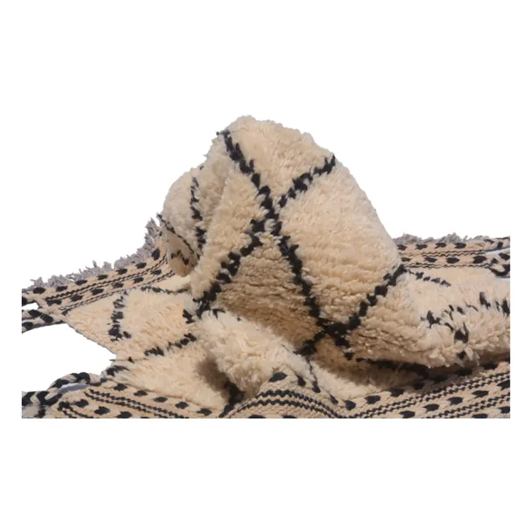 Moroccan Bone Genuine Woolen Rug