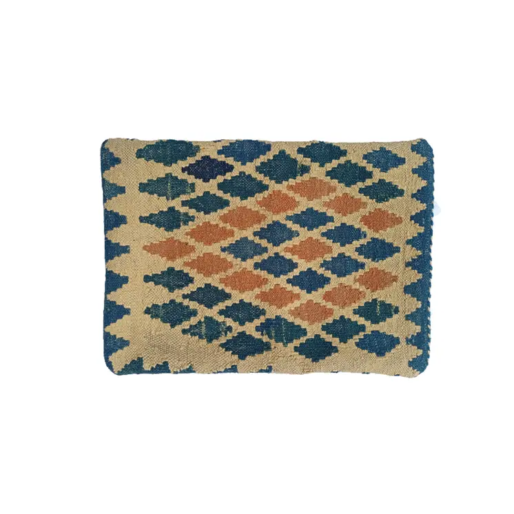 Kilim Handwoven Sorrell Brown Cushion Cover