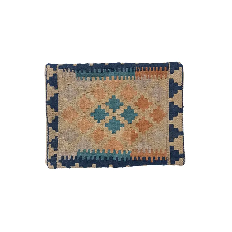 Kilim Handwoven Brown Cushion Cover